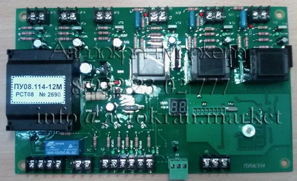 Панель управления регулятора скорости РСТ08 ПУ08.114-12М